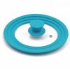 tempered silicone glass lid with food grade silicone fda lfgb st
